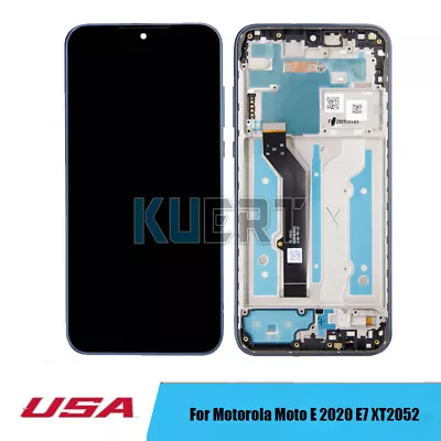 NEW For Motorola Moto E 2020 E7 XT2052-6 LCD Screen Touch Screen +Frame Assembly • $26.30