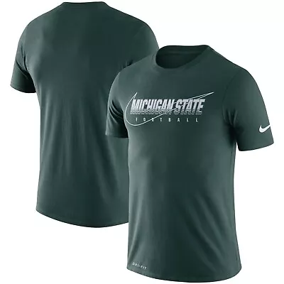 Michigan State Spartans Mens Nike Dri-Fit Cotton Facility T-Shirt - XXL/XL/L NWT • $24.99