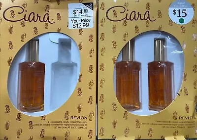 Revlon Ciara Concentrated Cologne Spray Two Piece Set New In Box +1 NOS 3 TOTAL • $29