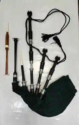 Bagpipes Beginner Full Set With Book Learn To Play Bagpipe Black Watch • £90