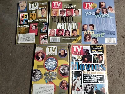 TV Guide Lot ~ TV Guide Awards 50 Greatest (1998~2002) • $22