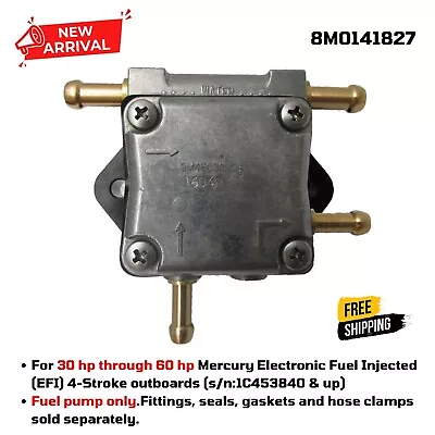 Boat Fuel Pump Replace For 30 40 50 60 Hp Mercury EFI 4-Stroke Outboards Engine • $252.74