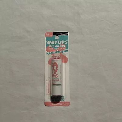 Maybelline Baby Lips Dr Rescue Medicated Lip Balm - 55 Coral Crave - NIP • $7.66