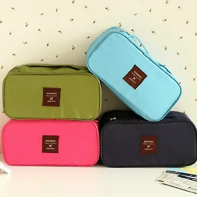 $7.99 • Buy Travel Multi Pouch Waterproof Bag Organiser Bra Underwear Lingerie FAST POST