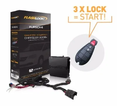 Flashlogic Plug & Play Remote Start For Chrysler Dodge Jeep RAM VW FLRSCH4 • $89