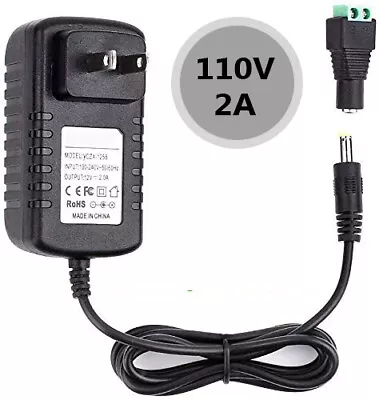 12V 2A 24W Power Supply AC To DC 110-240V Adapter Plug For 3528 5050 LED Strip • $7.50