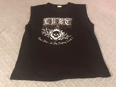 Lust Cutoff Shirt XL (Mayhem Grausamkeit Emperor Beherit Leviathan Xasthur) • $100