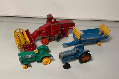 Matchbox Lesney Tractor Combine Harvester Trailer Bundle For Restoration Diecast • £5.99