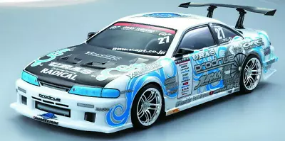 £25.99 • Buy 1/10 RC Car PC Clear 195mm Body Shell Nissan 1093 S14 S-Speed Fits Tamiya Yokomo