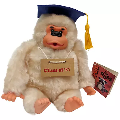 Russ Luv Pet Gorilla Monkey Gonga Graduation Class Of 87 Thumb Sucking Plush Vtg • $25