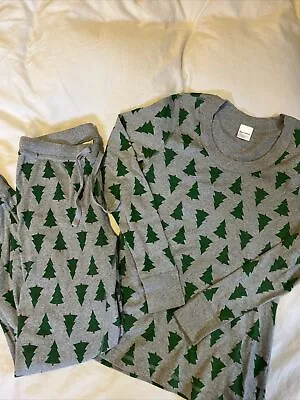 $24.99 • Buy Hanna Andersson Women's Tannenbaum Tree Organic Pajamas Small 4 6