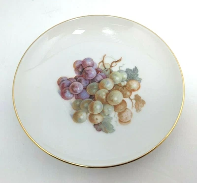 $8.89 • Buy Eschenbach Baronet China 4.25  Plate Fruit Grapes Bavaria Germany 1962 Vtg