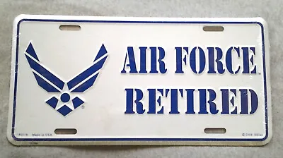 AIR FORCE RETIRED Military License Plate...Made In The USA 518 EE • $11.39