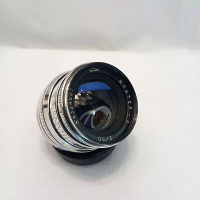 KMZ 1963 Year! Lens Jupiter 8 F/2 50mm Silver Leica Screw Lens M39 #6324507 • $50