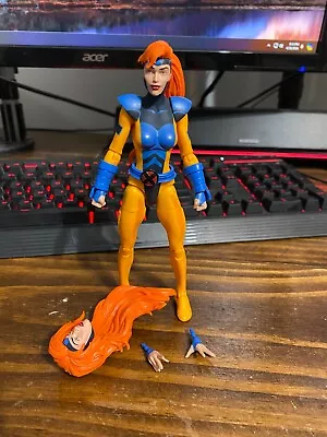 Hasbro Marvel Legends X-Men VHS Animated Series Jean Grey 6 Inch Loose Complete • $4.25