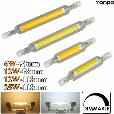 1/2/5X Dimmable R7s LED Light Bulb 78mm 118mm 6W 12W 25W Replace Halogen Lamp HL • $9.31