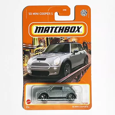 Matchbox 2021 03 Mini Cooper S (Grey) • £6.84