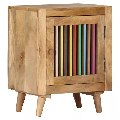 Bedside Cabinet 40x30x50 Cm Solid Mango Wood • £60.99