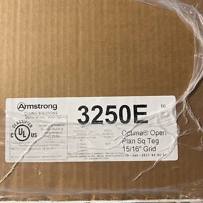 Armstrong 3250 E Ceiling Tile 24 In W X 24 In L 12 Pk New Sealed Package • $235