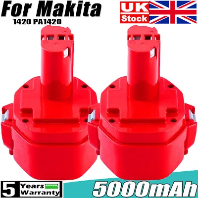 2Pack For Makita 14.4V Battery PA14 5.0Ah 1420 1434 1422 1433 1435 6280D 6281D • £47.98