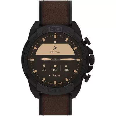 New Fossil Men's Hybrid HR Smartwatch Bronson With Heart Rate FTW7057 Watch • $209