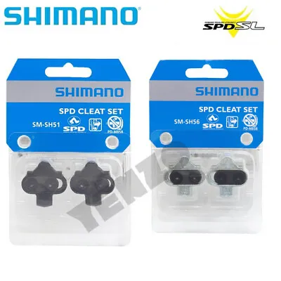 Shimano SPD SM SH51 SH56 Pedals Cleat Set MTB Bike Bicycle Cycling Cleat • $7.59
