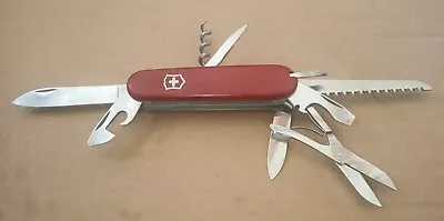 VINTAGE VICTORINOX SWISS ARMY KNIFE OFFICER SUISSE ROSTFREI 11+ Tools Multi Tool • $15