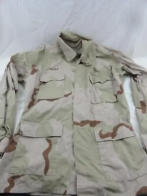 US Army 3 Color DCU Field Jacket BDU Tri Color Desert Uniform With Arabic Name • $39.99