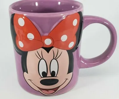Original Walt Disney Jerry Leigh Minnie Mouse Mug Purple Authentic 3D Print Tea • $9.99