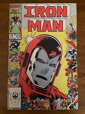 IRON MAN #212 (Marvel 1968) F Anniversary Cover • $5