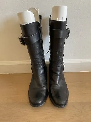 Vera Wang Lavender Label Women’s Chantel Moto Boots • $60