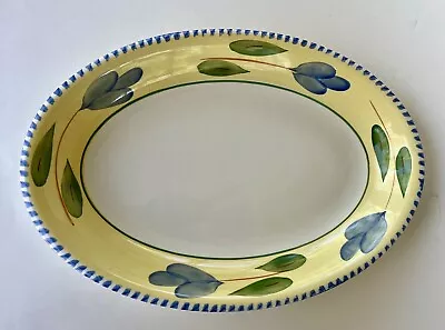 Maxam Italy Hand Painted Oval Platter 15 1/2” • $24.95