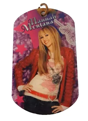 Hannah Montana Metal Fob For Keychain Disney Y2K 2000s Miley Cyrus 2x1 • $5.99