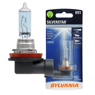 SYLVANIA - H11 SilverStar - High Performance Halogen Headlight Bulb (1 Bulb) • $19.75