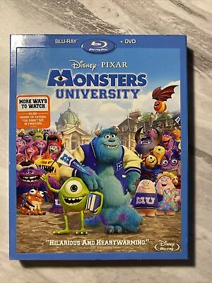 Monsters University (Blu-ray DVD 2013) With Slipcover!! No Digital Code • $6.99