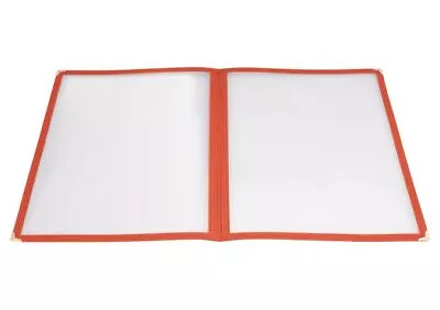 Winco PMCD-9R 12x9.5-Inch Red Double Fold Menu Cover • $8.74