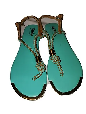 Mossimo Teal Women's Thong Sandals Size 5.5 • $10.99
