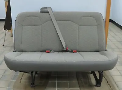 11-23 Chevy Express/GMC Savana Van 2nd/3rd Row 3-passenger Gray Cloth Bench • $250