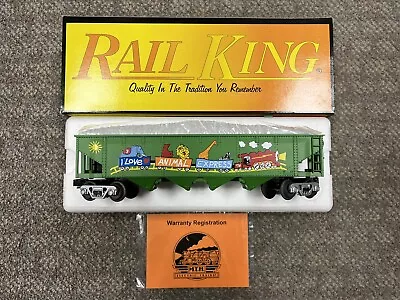 + MTH O Gauge RailKing I Love Toy Trains Limited 4-Bay Hopper Car W/ Coal Load • $39.99