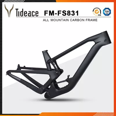 Toray T1000 Carbon Fiber All Mountain Suspension Bicycle Frame Boost BB92 148mm • $939.06