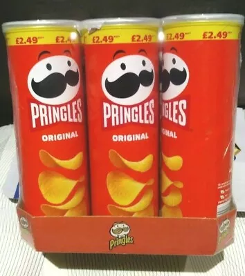 £14.99 • Buy Pringles, Original ,texas Bbq ,sour Cream, Crisps - 165g - Pack Of 6 Bbe 3/23