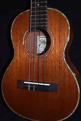 MELE HANDMADE MAHOGANY TENOR 4-STRING UKULELE With Abalone Shell Inlay • $899