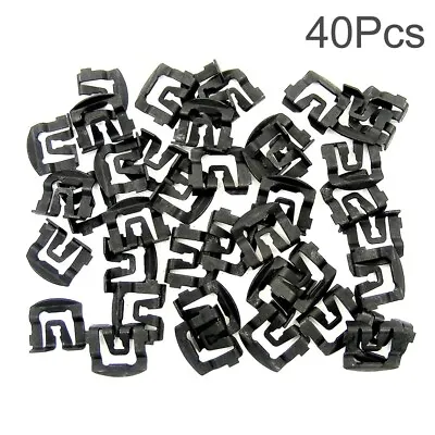 Car Windshield Clips Trim Molding Clips For Ford 64-93 40PCS Auto Parts Black • $13.84