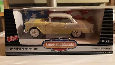 Ertl 1/18 American Muscle Collector's Edition 1955 Chevy Bel Air New *read* • $27