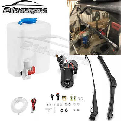 12V Electric Windshield Wiper Motor Washer Pump For Can Am Defender Commander X3 • $35.99