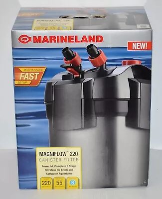 Marineland Magniflow 220 Canister Filter Healthy Aquarium Water Up To 55 Gallons • $99.99