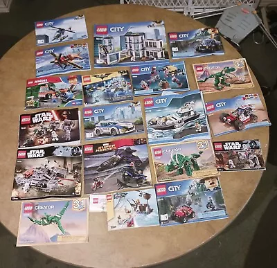 Large LEGO 19 Pound Bulk Lot With Instructions No Figs READ Description!! • $149.95