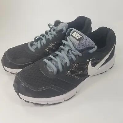 Nike Air Relentless 4 AeroPly Running Shoes Size 7.5 Black/White 684042-001 • $24.99