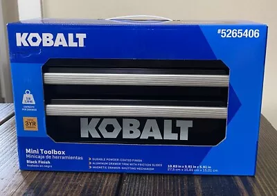 Kobalt Mini 2 Drawer Steel Tool Box - Black (54195) • $17