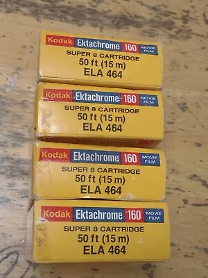 KODAK Ektachrome 160 Super 8 Movie Film Cartridge. Expired 2/1978 • £77.10